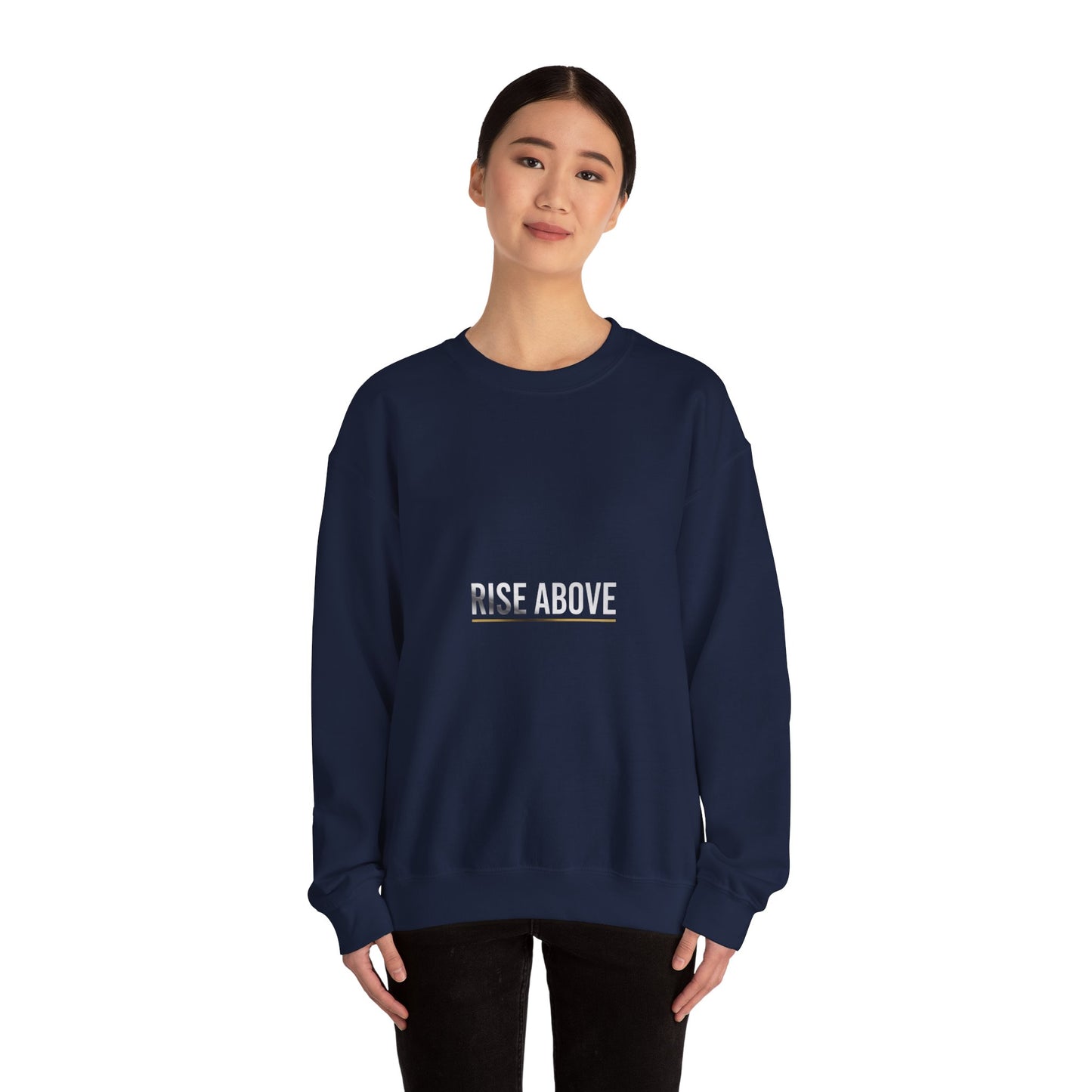 Afterlight Luminous Rise Above Crewneck Sweatshirt | afterlight aesthetic, nightscape