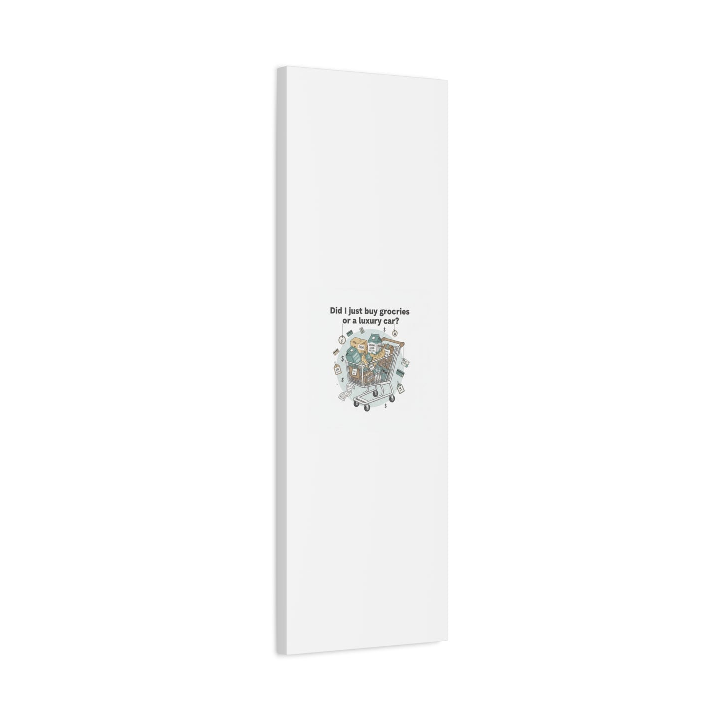 Did I Just Buy Groceries or a Luxury Car? Canvas | grocery prices meme, budget humor