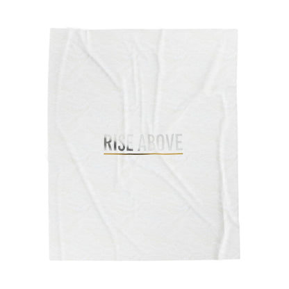 Afterlight luminous night bloom velveteen blanket | cosmic floral, moody nightscape