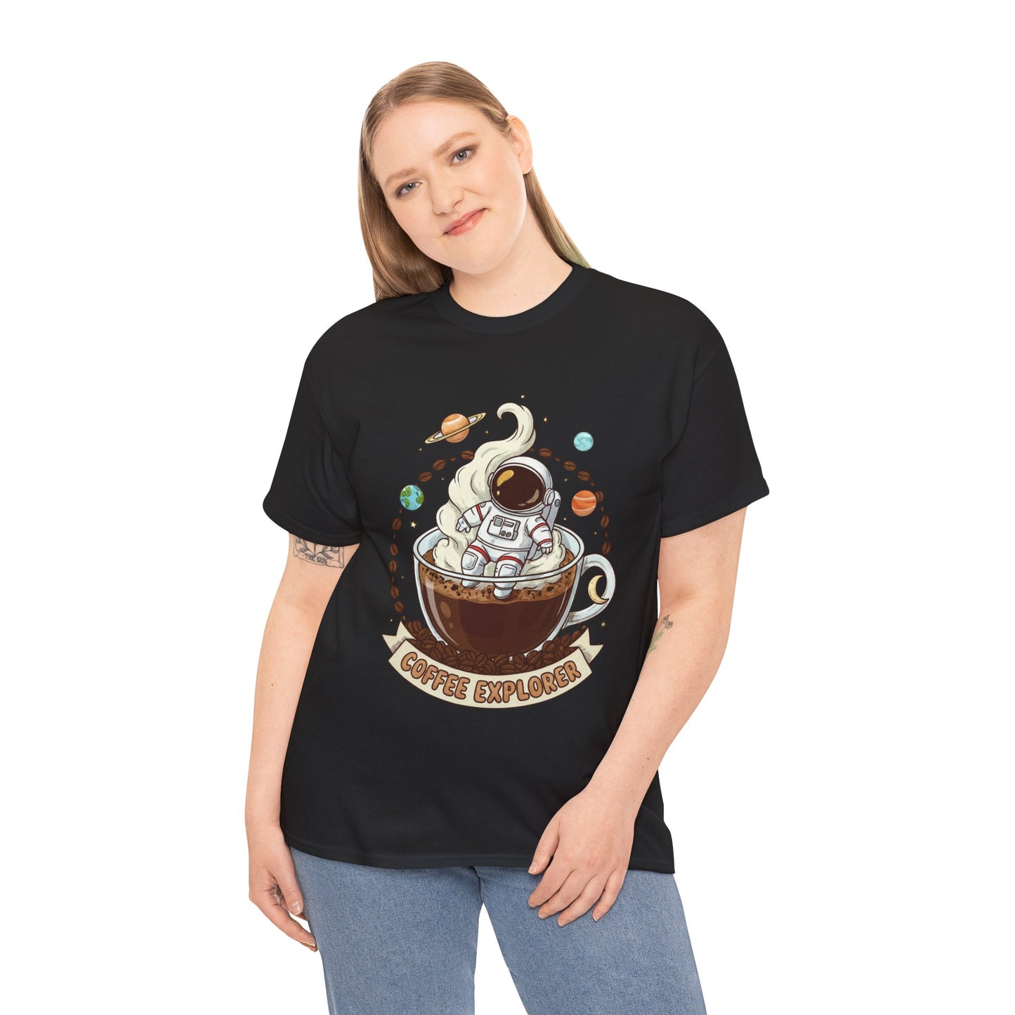 Astronaut Coffee Adventure Tee, Unisex Heavy Cotton Tee, Space-Themed Shirt, Fun Gift for Coffee Lovers, Cozy Casual Wear, Unique [...]
