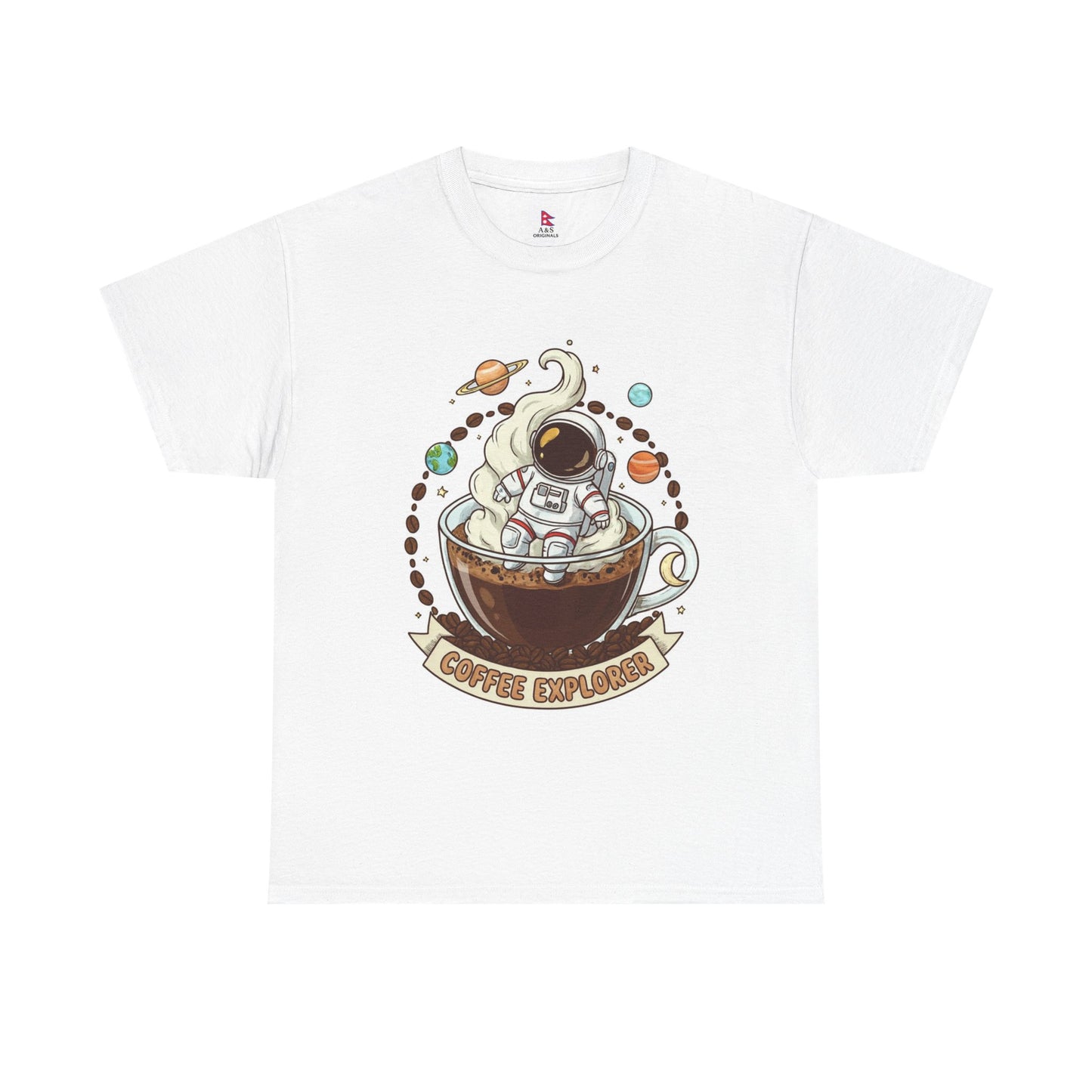 Astronaut Coffee Adventure Tee, Unisex Heavy Cotton Tee, Space-Themed Shirt, Fun Gift for Coffee Lovers, Cozy Casual Wear, Unique [...]