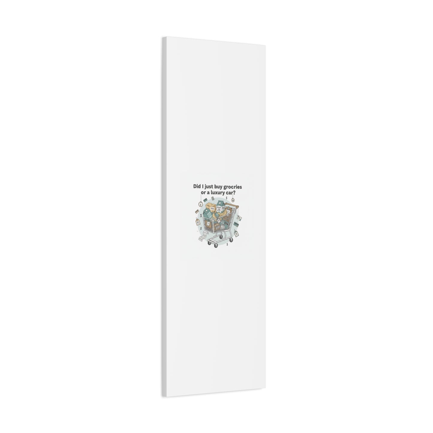 Did I Just Buy Groceries or a Luxury Car? Canvas | grocery prices meme, budget humor