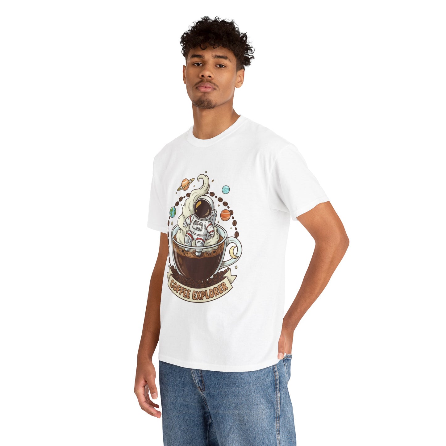 Astronaut Coffee Adventure Tee, Unisex Heavy Cotton Tee, Space-Themed Shirt, Fun Gift for Coffee Lovers, Cozy Casual Wear, Unique [...]