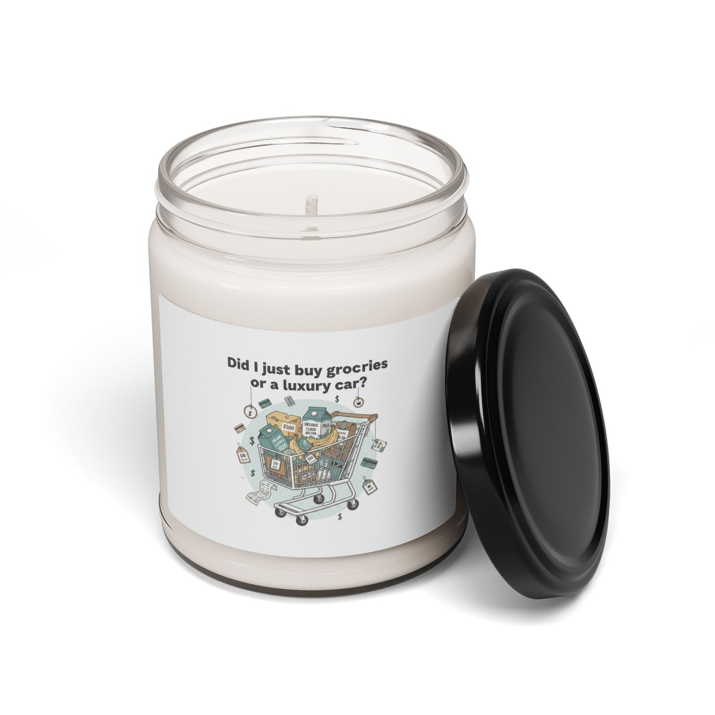Grocery Inflation Quote Candle | Scented Soy Candle, Price Meme Humor