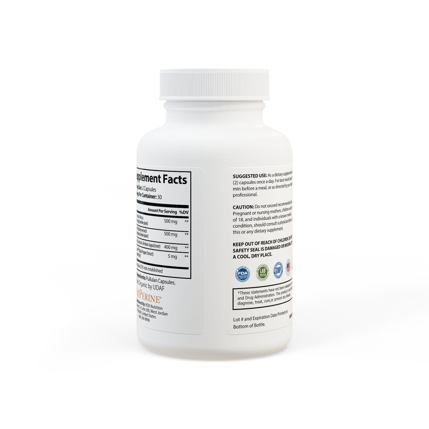 A&S - Sea Moss Supplement (60 Capsules)