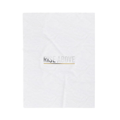 Afterlight luminous night bloom velveteen blanket | cosmic floral, moody nightscape