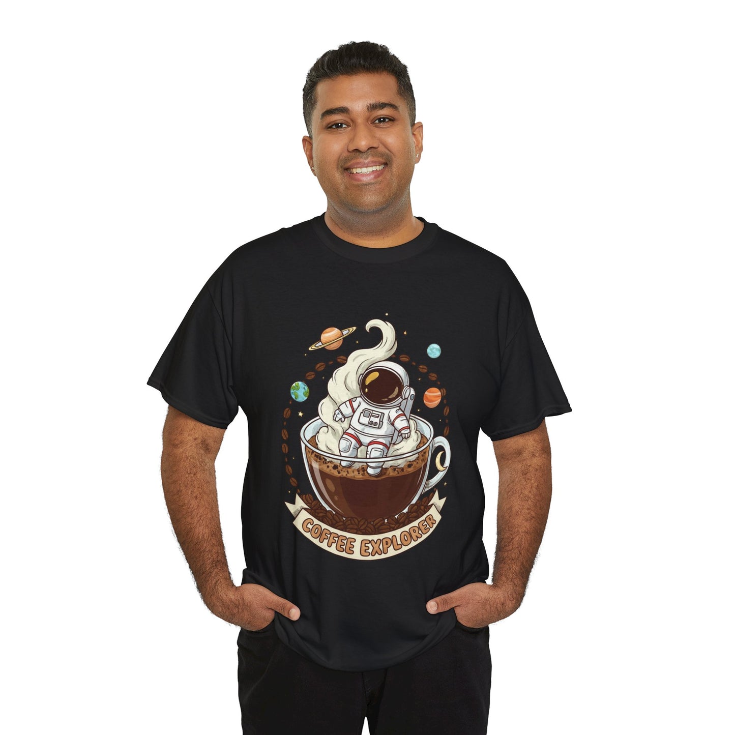 Astronaut Coffee Adventure Tee, Unisex Heavy Cotton Tee, Space-Themed Shirt, Fun Gift for Coffee Lovers, Cozy Casual Wear, Unique [...]