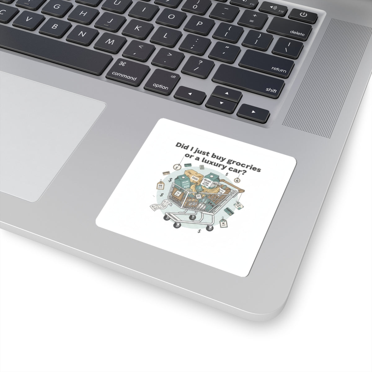 Did I Just Buy Groceries or a Luxury Car? Sticker | grocery prices meme, budget humor