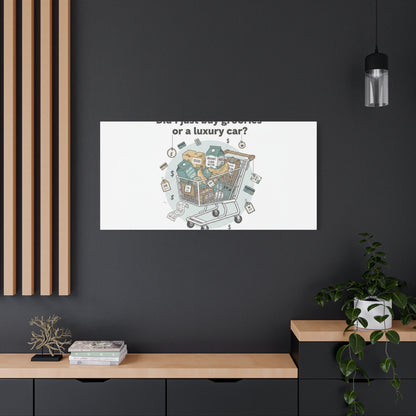 Did I Just Buy Groceries or a Luxury Car? Canvas | grocery prices meme, budget humor