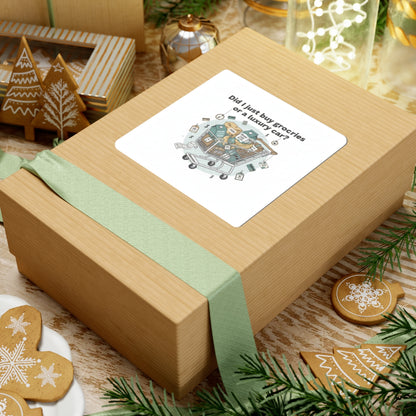 Did I Just Buy Groceries or a Luxury Car? Sticker | grocery prices meme, budget humor