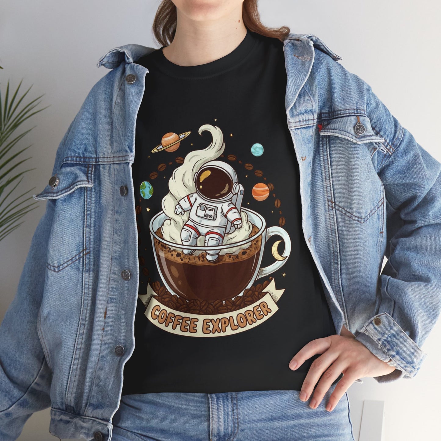 Astronaut Coffee Adventure Tee, Unisex Heavy Cotton Tee, Space-Themed Shirt, Fun Gift for Coffee Lovers, Cozy Casual Wear, Unique [...]