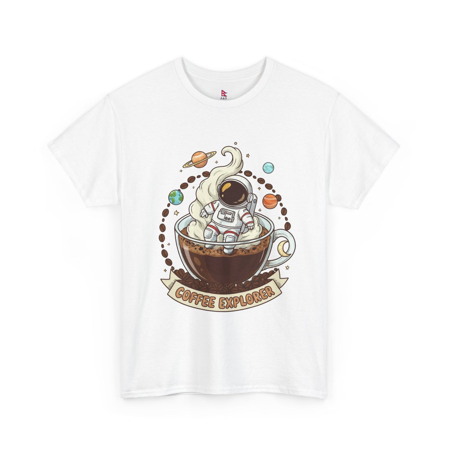 Astronaut Coffee Adventure Tee, Unisex Heavy Cotton Tee, Space-Themed Shirt, Fun Gift for Coffee Lovers, Cozy Casual Wear, Unique [...]
