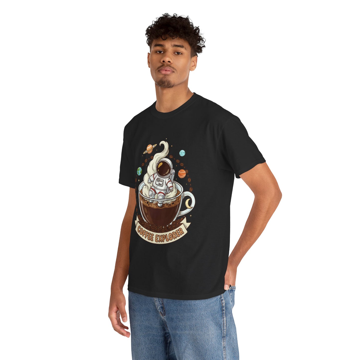 Astronaut Coffee Adventure Tee, Unisex Heavy Cotton Tee, Space-Themed Shirt, Fun Gift for Coffee Lovers, Cozy Casual Wear, Unique [...]